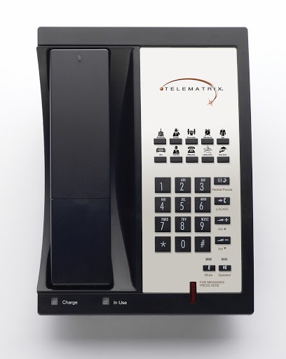 Telematrix 9600MWD 1.9Ghz DECT 6.0 Guest Room Cordless 965591 Black