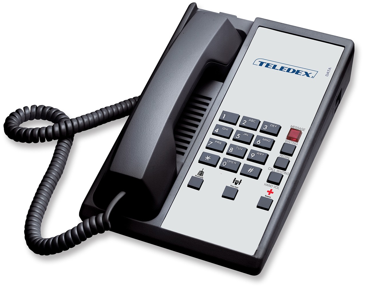 Teledex Diamond+3 Hotel Hospitality Telephone Black DIA657391