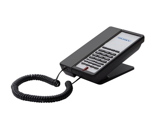 E200 - 8GSK Teledex Two Line Micro Footprint E Series Guestroom Phone