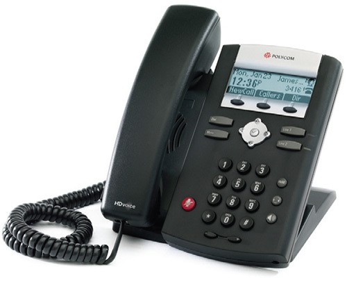 IP335 Polycom Soundpoint 2 Line SIP Phone with AC Adapter