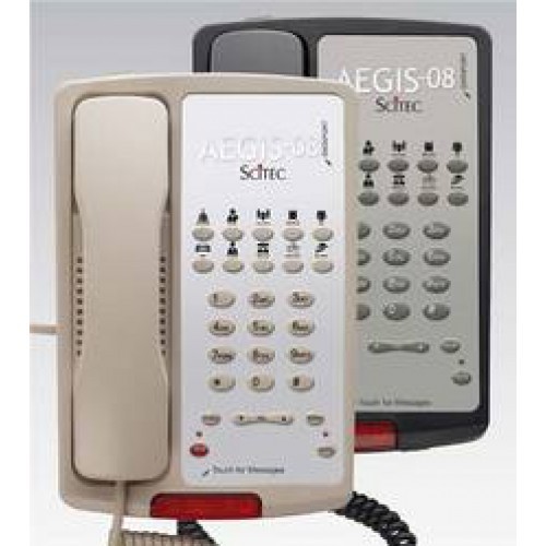 Scitec Aegis-10-08 Single Line Hotel Phone 10 Button Ash 81001