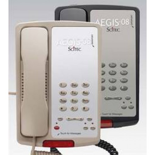 Scitec Aegis-PS-08 Single Line Speakerphone Hotel Phone Ash 80011