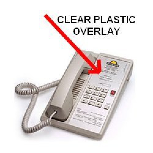 Teledex Diamond Clear Plastic Overlays 25 Per Pack