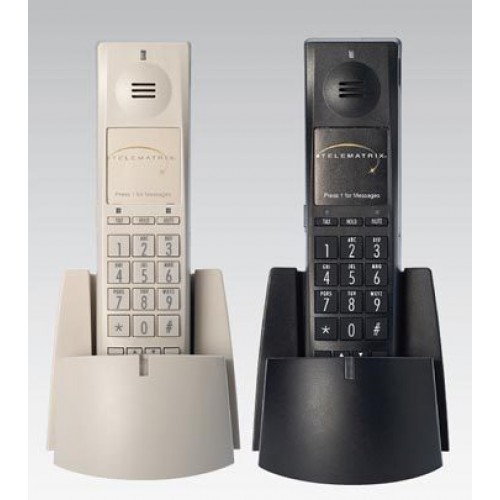 Telematrix Handset 1.9Ghz DECT 6.0 Guest Room Cordless 98559HDKIT Ash