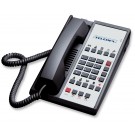 Teledex Diamond L2-10E 2 Line Guest Room Telephone Black DIA672591