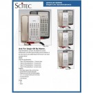 Scitec Aegis-10S-08 Single Line Speakerphone 10 Button Black 88102 Hotel