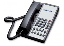 Teledex Diamond+10 Hotel Hospitality Guestroom Telephone Black DIA652391