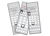 100 Teledex Diamond Opal Custom Paper Face Plate Printing
