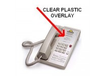 Teledex Diamond Clear Plastic Overlays 25 Per Pack